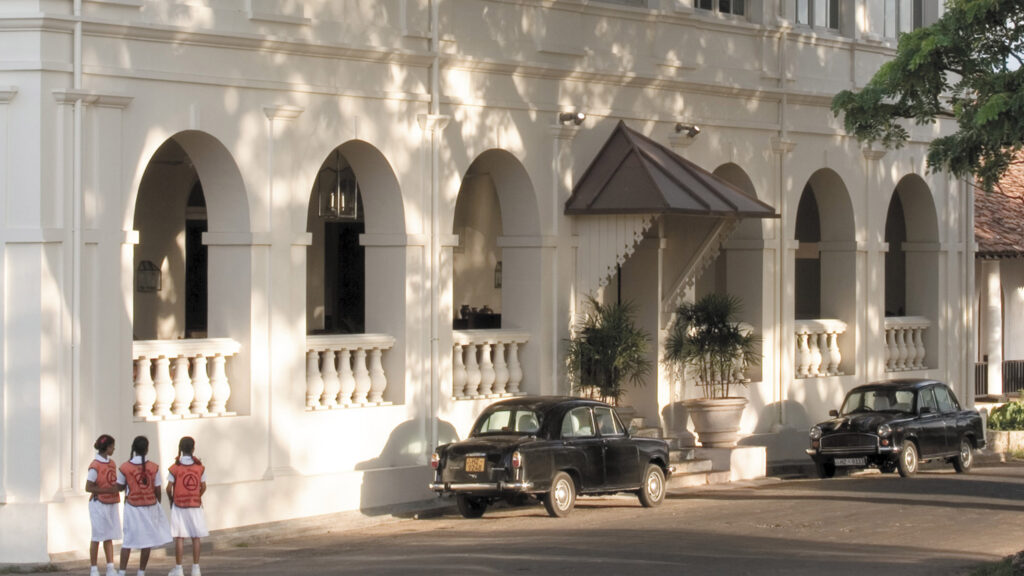 【アマンガラ(18世紀築の建物を改装した由緒ある高級ホテル)】