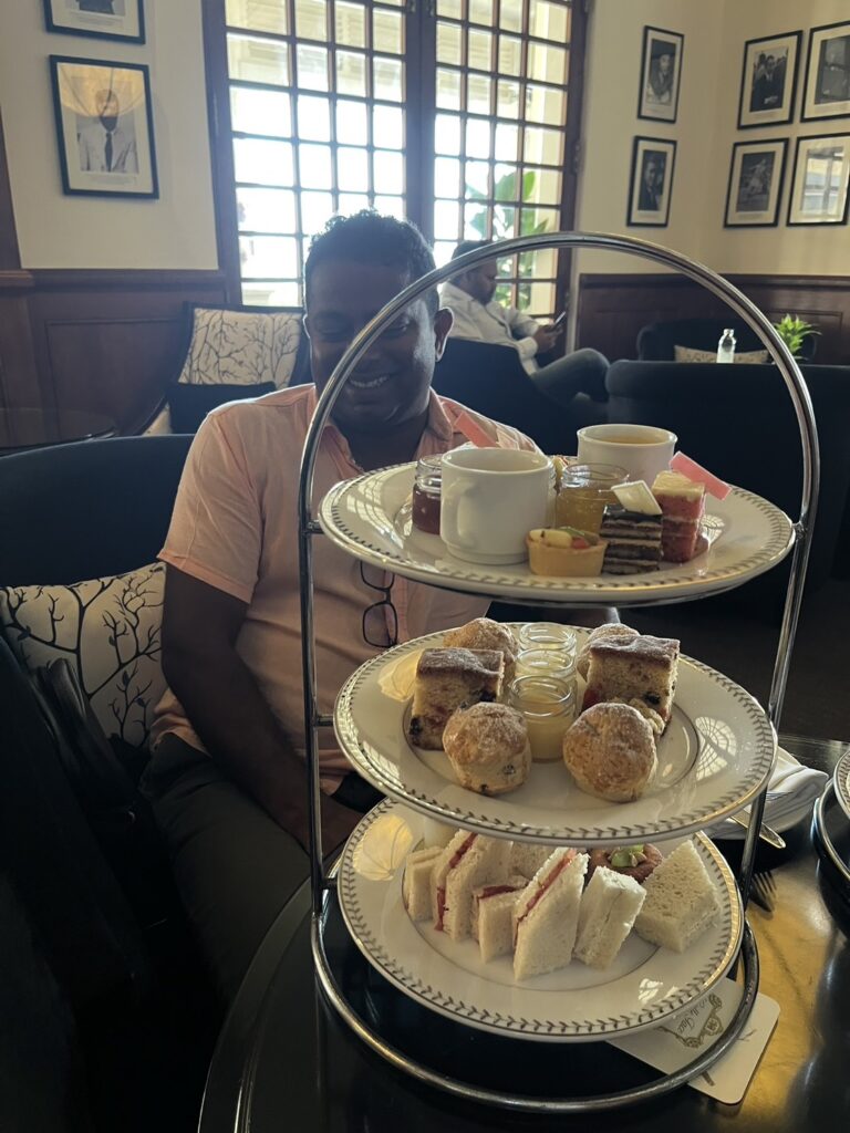 Galle Face hotelのアフタヌーンティー